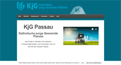 Desktop Screenshot of kjg-passau.de
